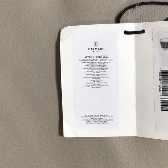 🆕 BALMAIN Reposhed 1945 Jacquard Monogram Phone Crossbody Bag Olive/ Orange - Picture 11 of 14